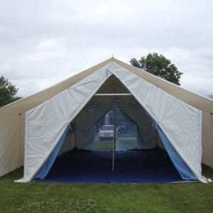 Heavy Duty Canvas Relief Tent | Emergency Shelter for Disaster, Refugee & Outdoor Use