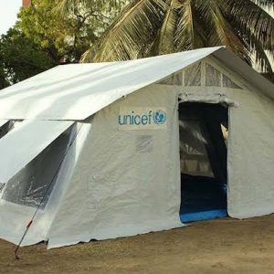 Emergency Relief Canvas Tent | Heavy Duty Shelter for Disaster & Refugee Camps